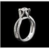 Image 3 : 0.82ctw Diamond Ring - 14KT White Gold