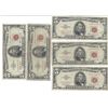 Image 1 : 1963 $5 Red Seal Bill Lot of 10