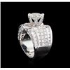 Image 4 : 18KT White Gold 12.74ctw Diamond Ring