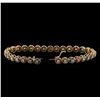 Image 3 : 1.65ctw Diamond Bracelet - 14KT Tri Color Gold
