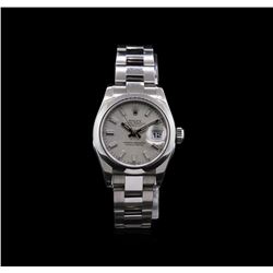 Rolex Stainless Steel Oyster Perpetual DateJust Ladies Watch