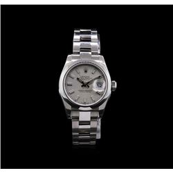 Rolex Stainless Steel Oyster Perpetual DateJust Ladies Watch