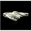 Image 2 : 10KT Yellow Gold 0.10ctw Diamond Ring