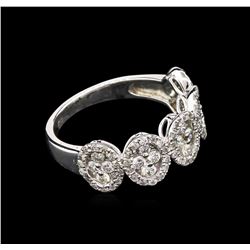 0.97ctw Diamond Ring - 14KT White Gold