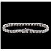 Image 2 : 18KT White Gold 14.97ctw Diamond Tennis Bracelet