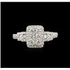 Image 2 : 1.00ctw Diamond Ring - 14KT White Gold