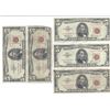 Image 1 : 1963 $5 Red Seal Bill Lot of 5