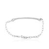 Image 2 : 14KT White Gold 0.22ctw Diamond Bracelet