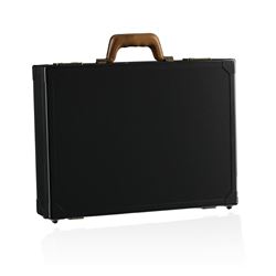 Hermes 40cm Carbon Fiber and Vache Naturelle Leather Espace Briefcase