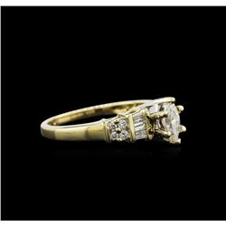 0.79ctw Diamond Ring - 14KT Yellow Gold