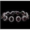 Image 1 : 14KT White Gold 20.28ctw Ruby and Diamond Bracelet