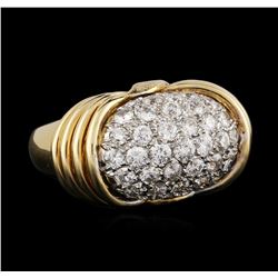 18KT Yellow Gold 1.34ctw Diamond Ring