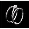 Image 4 : 0.99ctw Diamond Ring - 14KT White Gold