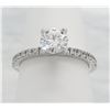 Image 1 : 1.14ctw Diamond Ring - 14KT  White Gold