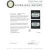 Image 4 : 14KT White Gold 12.42ctw Emerald and Diamond Bracelet