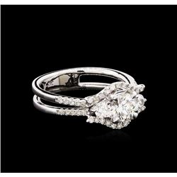 1.22ctw Diamond Ring - 18KT White Gold