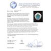 Image 4 : 4.64ct Paraiba Tourmaline and Diamond Ring - 14KT White Gold