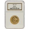 Image 1 : 1897 NGC MS63 $10 Liberty Head Eagle Gold Coin