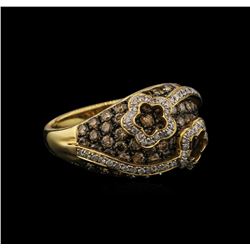 14KT Yellow Gold 2.75ctw Fancy Brown Diamond Ring