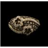 Image 2 : 14KT Yellow Gold 2.75ctw Fancy Brown Diamond Ring