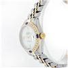 Image 3 : Rolex 14KT Two-Tone Baguette Diamond And Sapphire DateJust Ladies Watch