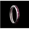 Image 2 : 1.00ctw Ruby Ring - 14KT White Gold