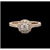 Image 2 : 0.95ctw Diamond Ring - 14KT Rose Gold