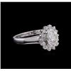 Image 1 : 1.31ctw Diamond Ring - 14KT White Gold