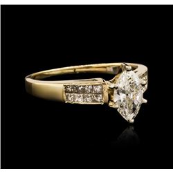 14KT Yellow Gold 1.35ctw Diamond Ring