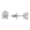 Image 2 : 1.25ctw Diamond Stud Earrings - 14KT White Gold
