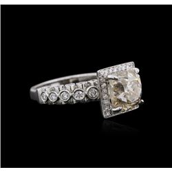 18KT White Gold 3.57ctw Diamond Ring