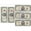 Image 1 : 1963 $5 Red Seal Bill Lot of 5