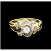 Image 2 : 0.99ctw Diamond Ring - 14KT Yellow Gold