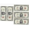 Image 3 : 1963 $5 Red Seal Bill Lot of 10