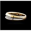 Image 2 : 14KT Two-Tone Gold 0.30ctw Diamond Ring