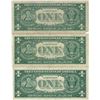 Image 2 : 1957 $1 Silver Certificate Currency Lot of 3