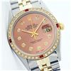 Image 1 : Rolex Two Tone Diamond and Ruby DateJust Men's Watch