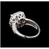 Image 3 : 14KT White Gold 4.62ctw Diamond Ring