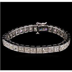 26.35ctw Diamond Tennis Bracelet - 14KT White Gold