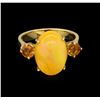 Image 2 : 5.75ctw Multi Gemstone Ring - 14KT Yellow Gold