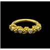 Image 2 : 0.30ctw Diamond Ring - 22KT Yellow Gold