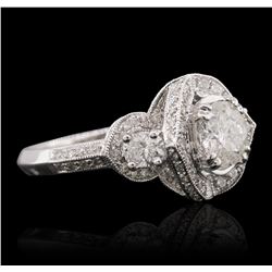 18KT White Gold 1.64ctw Diamond Ring