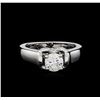 Image 2 : 0.86ctw Diamond Ring - 18KT White Gold