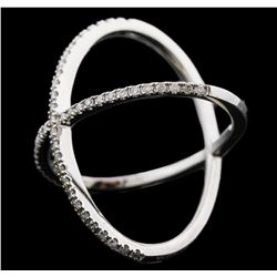 14KT White Gold 0.61ctw Diamond Ring