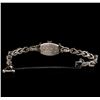 Image 3 : Hamilton 14KT White Gold 2.67ctw Diamond Ladies Vintage Watch
