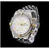 Image 2 : Breitling Stainless Steel Diamond Windrider Crosswind Men's Watch