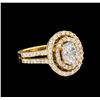Image 1 : 1.72ctw Diamond Ring - 14KT Yellow Gold