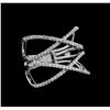 Image 1 : 0.45ctw Diamond Ring - 14KT White Gold