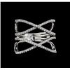 Image 2 : 0.45ctw Diamond Ring - 14KT White Gold