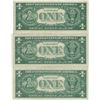 Image 2 : 1957 $1 Star Note Silver Certificate Currency Lot of 3